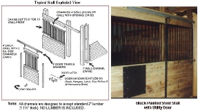 Black Horse Stall Kits