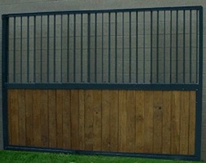 10 ft modular stall sid wall with grills