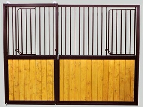 10 ft modular horse stall front