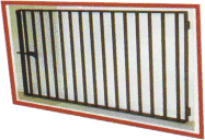 horse stall grilled door guard
